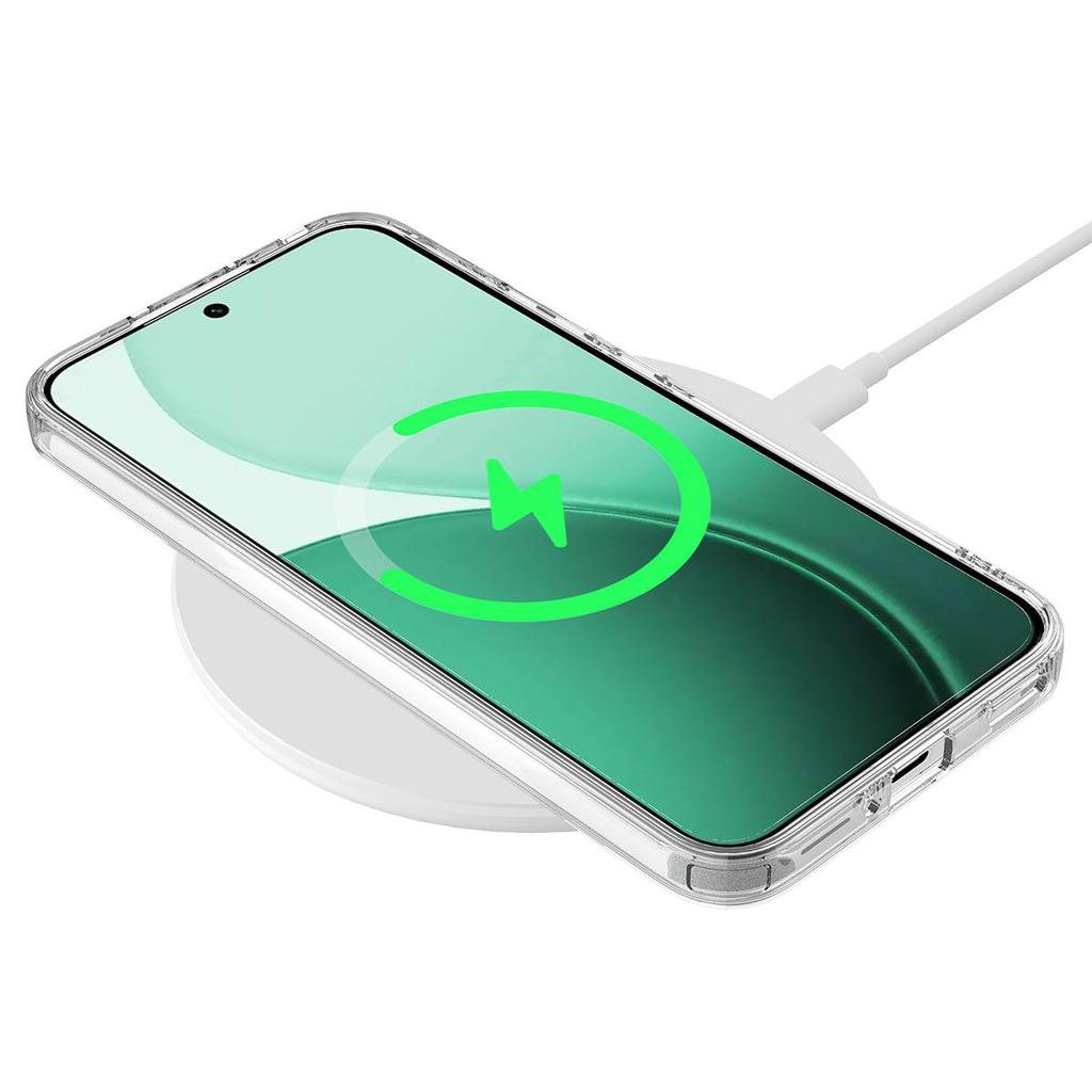 Прозрачный магнитный акриловый противоударный чехол для OPPO Reno 14 Pro 5G International