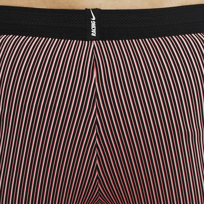 Nike Полосатые дышащие шорты для бега, фитнеса, спортивных тренировок, мужские шорты, ярко-темно-красные DA1430-014