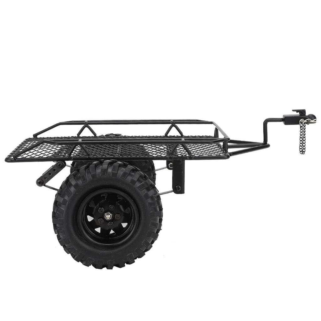 Металлический RC прицеп-ковш имитация прицепного автомобиля для TRX4 D90 SCX10 CC01 110 DIY PartsBlack