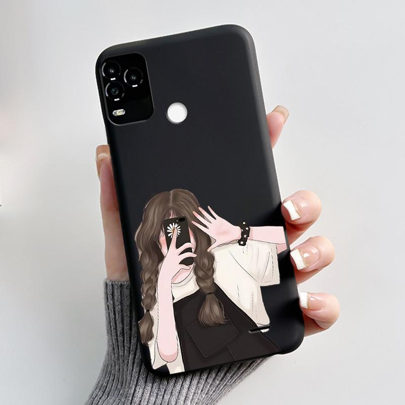 Чехол для телефона BLU G71 Plus G71+ Чехол Роскошный Милый Кролик с Сердечком Мультяшный Забавный Чехол-Оболочка Черный Мягкий Силиконовый Защитный Чехол