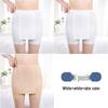 Женские двухслойные бесшовные шорты-безопасности из ледяного шелка, защищающие от просвечивания