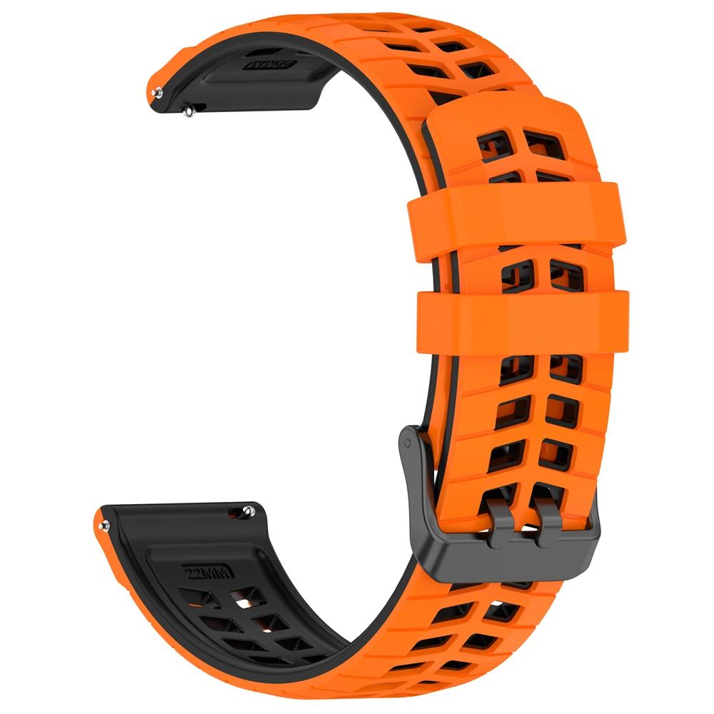 Для SUUNTO RACE S 22 мм Силиконовый ремешок для умных часов Для SUUNTO 9 Peak DLC/PRO VERTICAL OCEAN RUN RACE S Спортивный дышащий браслет