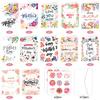 12/24pcs Happy Mother's Day Greeting Cards Floral Blank Note Cards With Envelopes Sticker Mother'S Day Present Gift Box Mom Wish