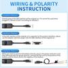 PD+QC3.0 USB-зарядное устройство для мотоцикла, быстрое зарядное устройство, 60 Вт, руль, два разъема USB с переключателем, вольтметром, водонепроницаемый адаптер питания 12 В