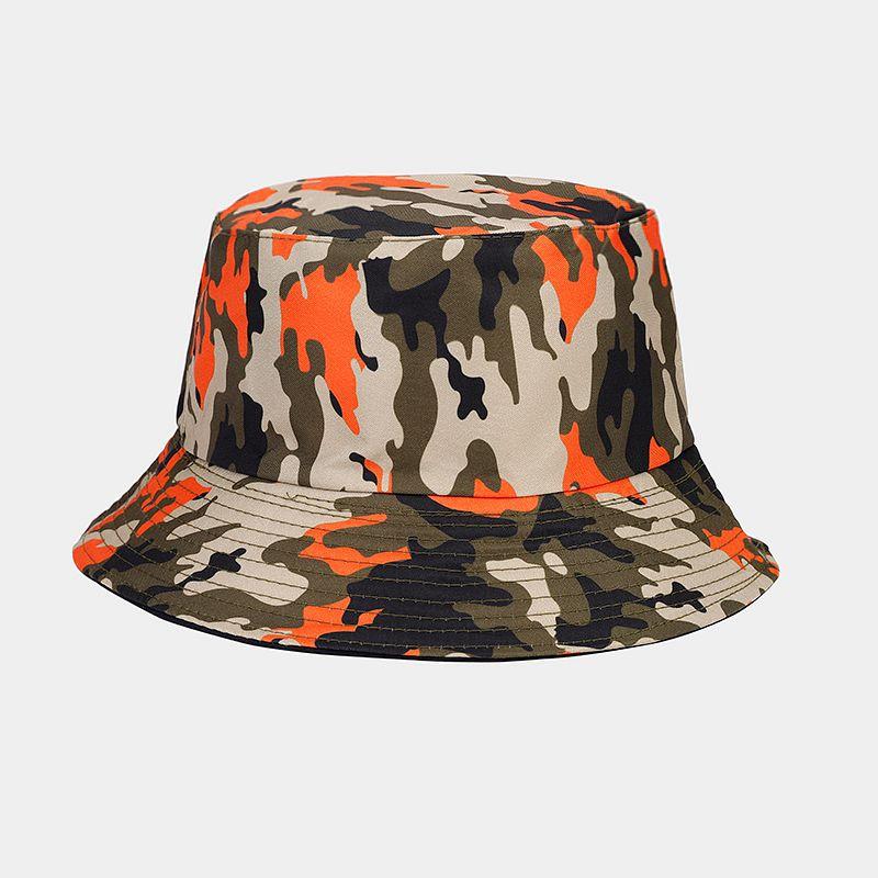 Fashion Men Camouflage Printing Bucket Hat Women Street Trend Bucket Hat Outdoor Travel Sun Hat