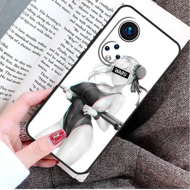 Сексуальный Чехол с Манга Девушкой для Honor Magic 8 Pro 5 6 7 Lite Honor 400 200 50 70 90 X9d X9c X9b X9a X8b Win RT Чехол