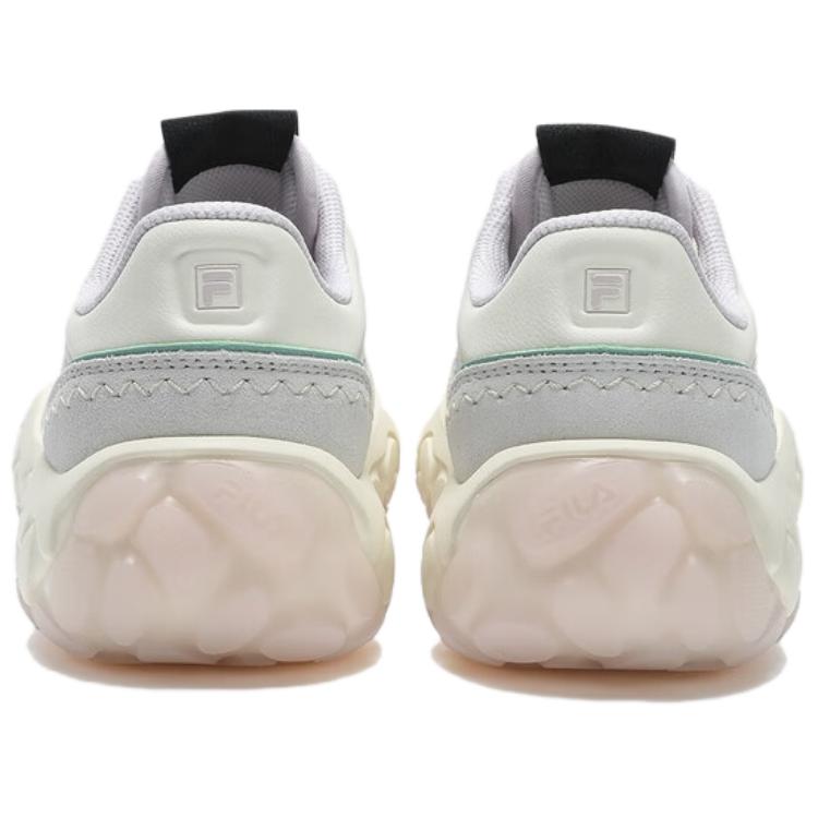 Fila Gara 2 Comfortable Versatile Durable Low-Top Casual Running Shoes Women Sneaker White Fog-Gray Pink F12W433201FSN