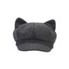 Fashion Beret Hat Warmer Octagonal Cap Cat's Ears Hat Duck Tongue Cap  Women Ladies Girl