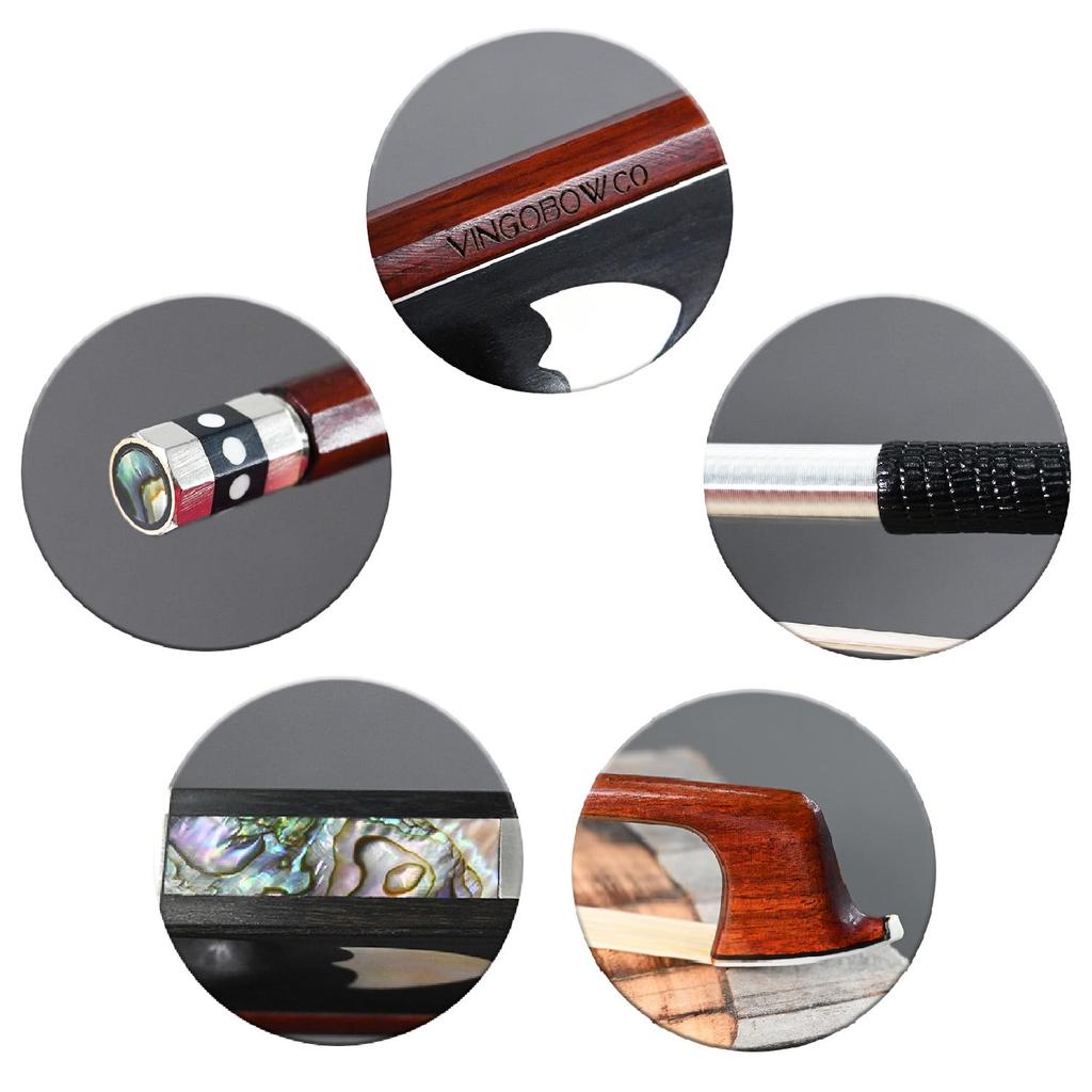 Смычок для скрипки из Пернамбуку для консультации Симпатичный внешний вид Известен надежной работой Смычок для скрипки из Пернамбуку