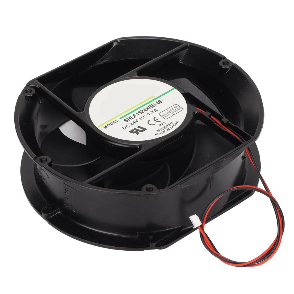 Cooling Fan Dual Ball Axial Heat Sink Silent Cooling Fan for DIY Cooling Ventilation Machinery Household Appliances 24V