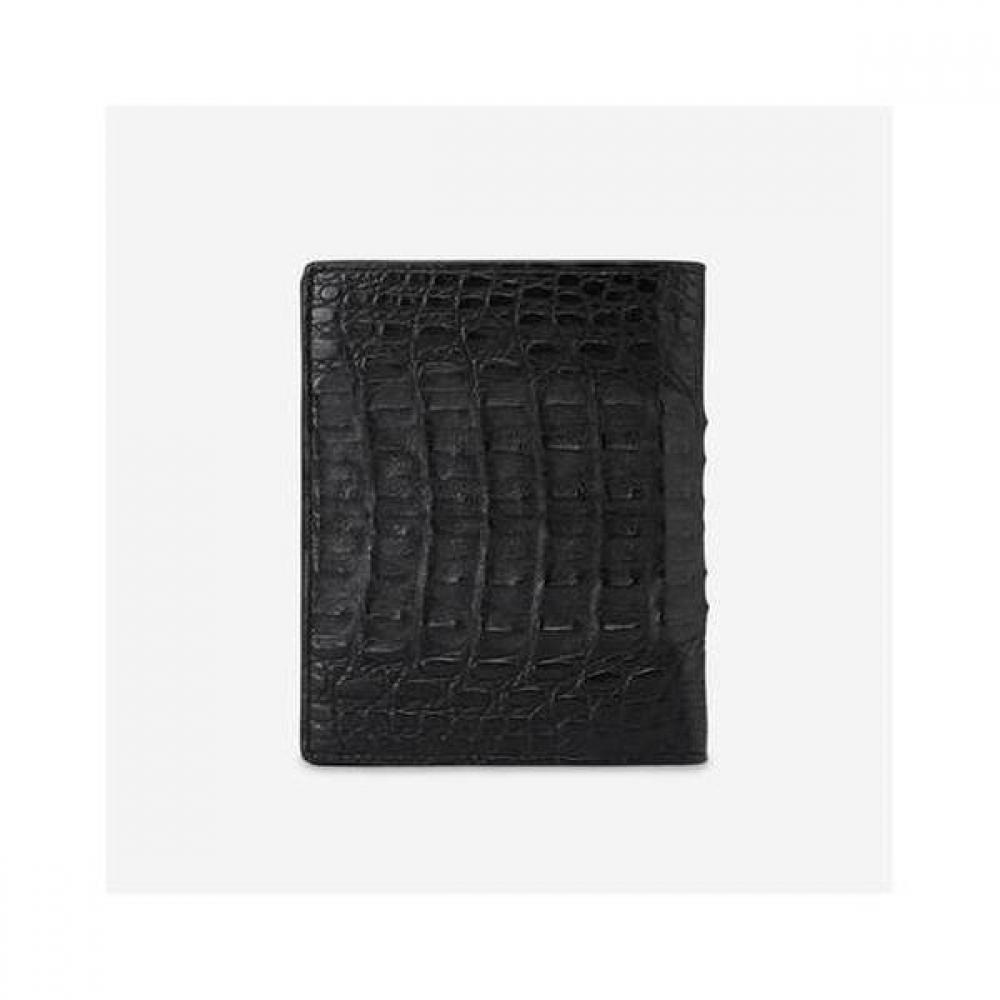 Daks Black Crocodile Leather Wallet Dbwa9f712bk