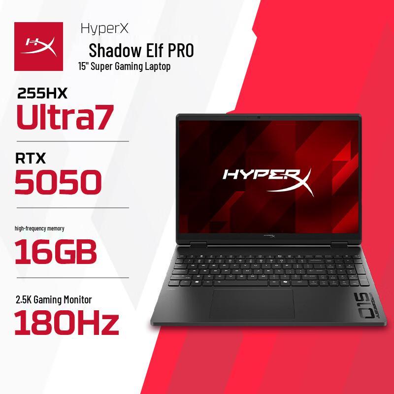 HP Игровой ноутбук HyperX Shadow Elf PRO 15 (Китайская версия)