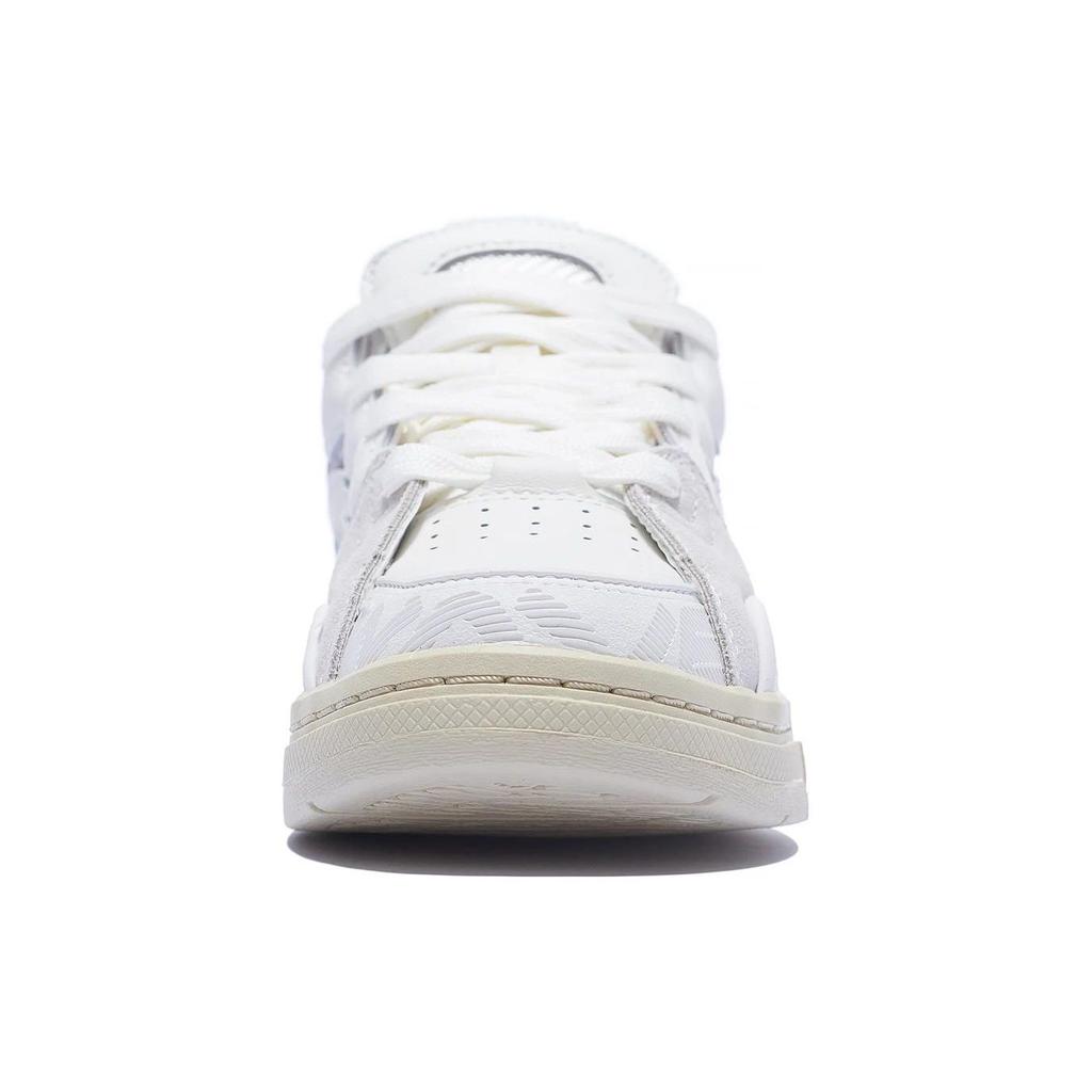 Li Ning We Wo золотистая ткань кожа классические трендовые нескользящие износостойкие низкие кроссовки для скейтбординга женские кроссовки белые AECS074-7