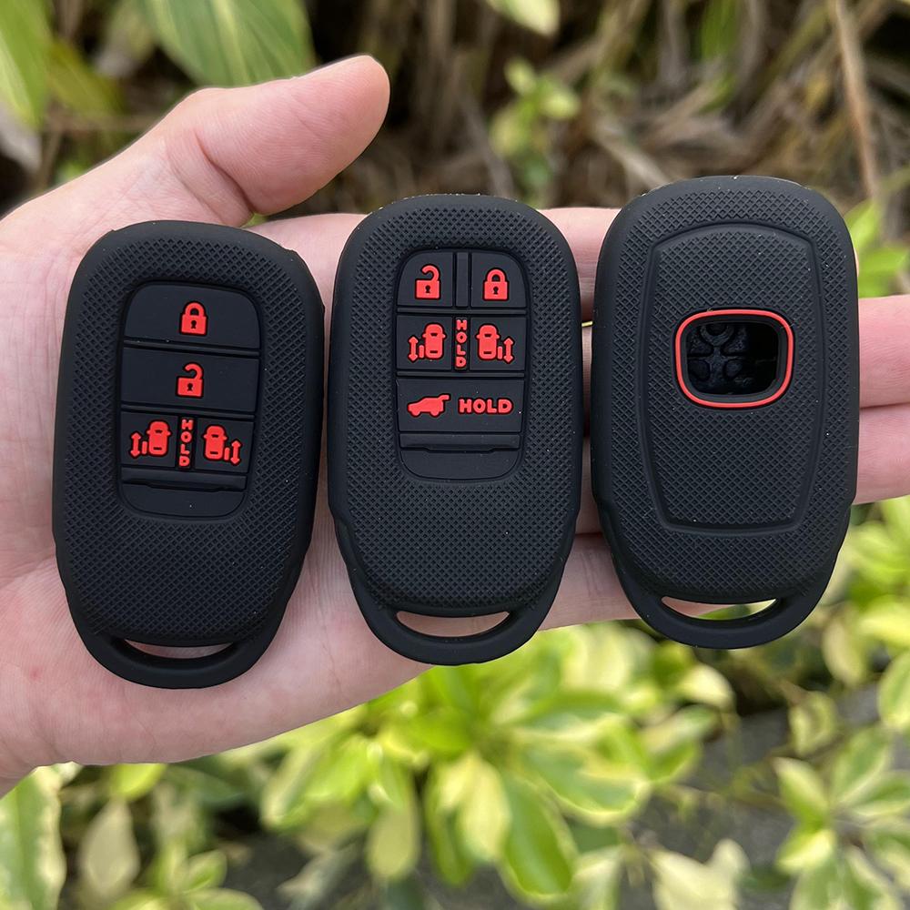 Силиконовый Чехол для Автомобильного Ключа Аксессуары Для Honda Stepwgn Rp6/Rp7/Rp8 Odyssey Freed Elysion Резиновый Чехол для Пульта Брелок Набор