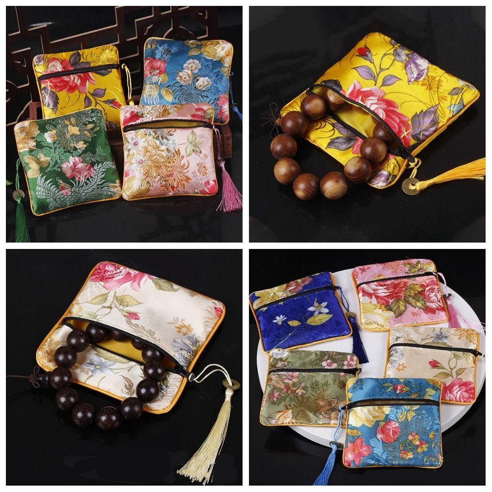 Cloth Cloth Wallet Tassel Chinese Style Coin Pouch Exquisite Embroidery Coin Pouch Ladies