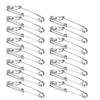 15pcs Stainless Steel Tuna Clips Longline Branch Hangers Snap Fishing Accessory Easy On Off