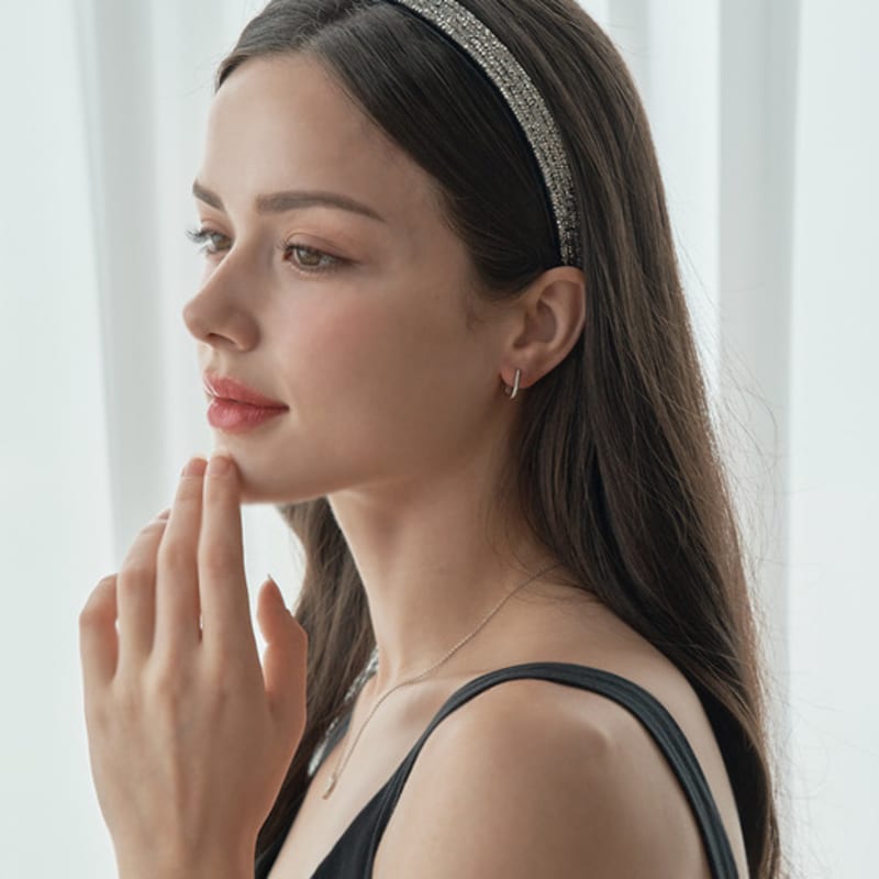 ELLEHAIR Ежедневная точечная кубическая повязка для волос ELHB011