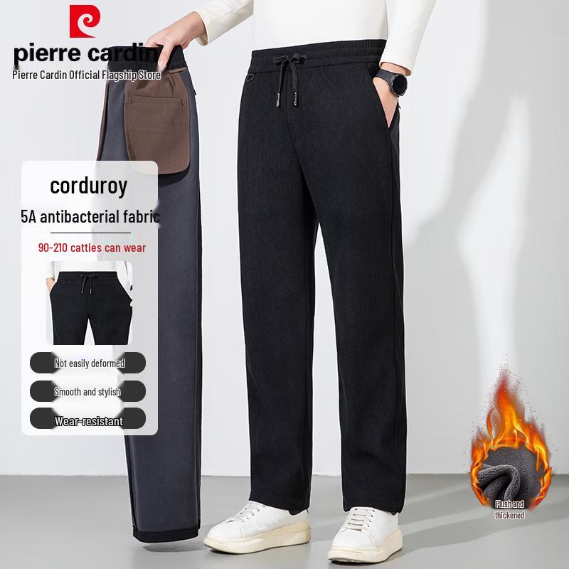 Мужские вельветовые брюки прямого кроя Pierre Cardin на осень/зиму