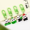 Cute Cartoon Panda Resin Keychain for Students - Perfect Schoolbag Pendant & Gift