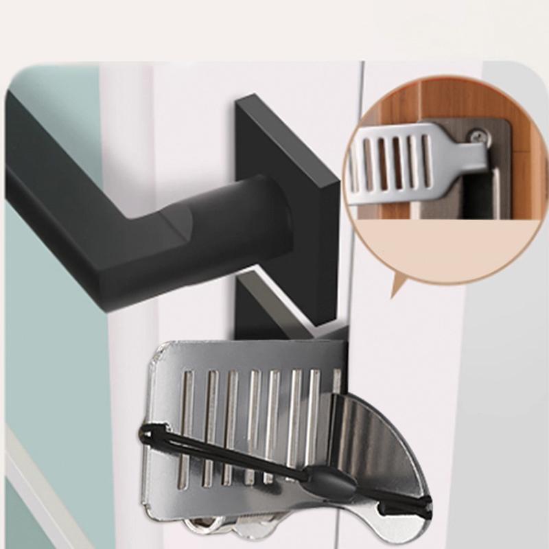 Портативный дверной замок без ударов, защитный дверной шкафчик, защитная защелка, металлический замок, домашний номер, отель, путешествия, противоугонный дверной стопор, инструмент