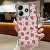 Чехол для телефона с мультяшным узором клубники для Redmi Note 12 Pro 14 10 Pro 11 10 Lite 10s 13 9Pro 11s 9S Мягкий чехол