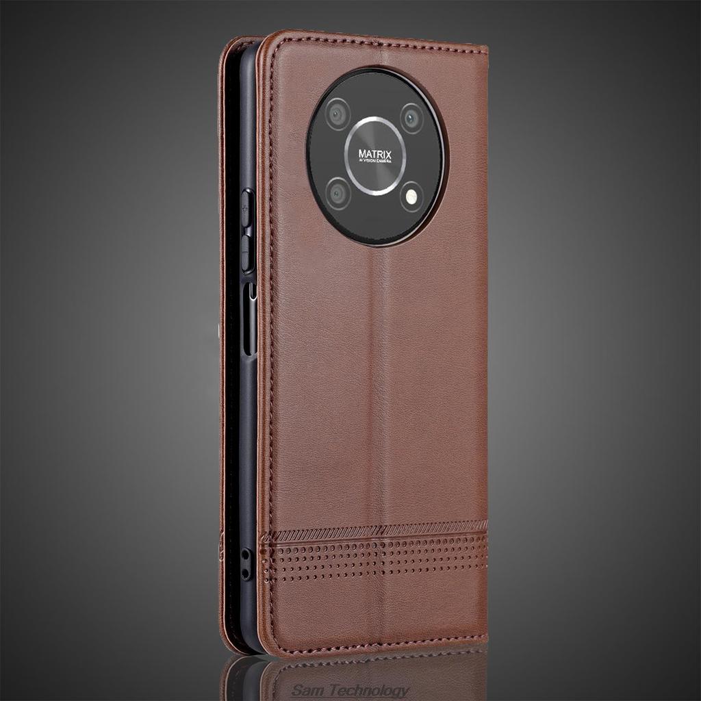 Роскошный магнитный адсорбционный кожаный чехол для Huawei Honor Magic 4 lite / Magic4 lite Flip Cover Case Capa Fundas Coque