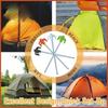 Camping Tent Pegs With Glowinthedark Nails For Outdoor Shelter And Camping Gear