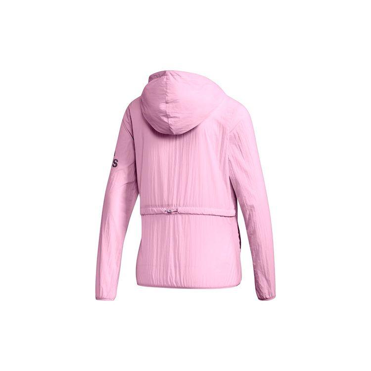 adidas Women's WB BOS Windbreaker Jacket Pink FJ1110