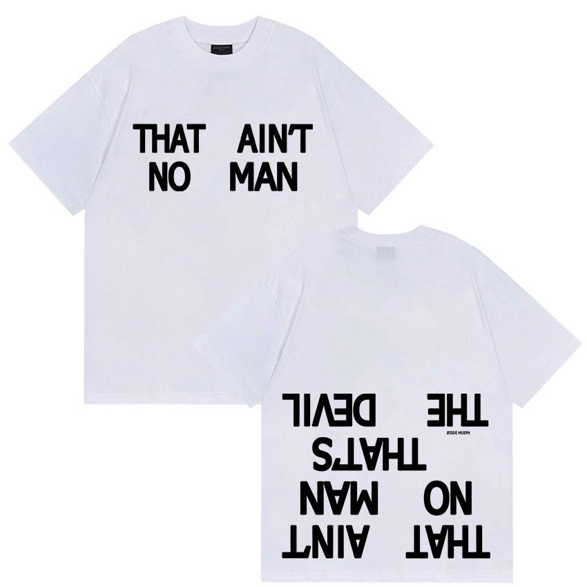 Джесси Мерф Это Не Мужчина Альбом Принт Футболки Мужские Женские Повседневная Мода Уютный Хлопок Футболка с Коротким Рукавом Летние Топы