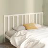 VidaXL Headboard White 206x4x100 Cm Solid Pine Wood 817711