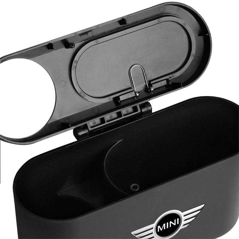 Автоэмблема Мусорное ведро Мусорный ящик Контейнер Хранение Автоаксессуары Для BMW Mini Cooper F54 F55 F56 R56 R60 SONE Roadster Clubman Купе