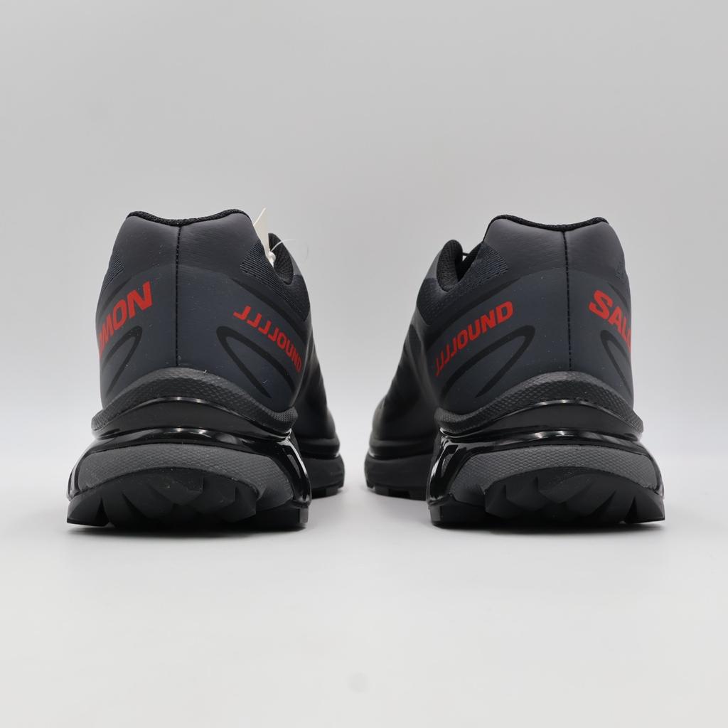 L49130300 JJJJound Salomon XT-6 Эбеновый Черный Огненно-Красный (Мужской)
