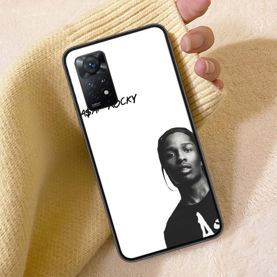 Чехол для телефона A-A$AP R-Rocky Rapper Для Redmi Note 13 14 15 Pro Plus 12 13C 12C 15C 9 10 10C 9T 9C 9A ТПУ Мягкий чехол Прозрачный Чехол для телефона