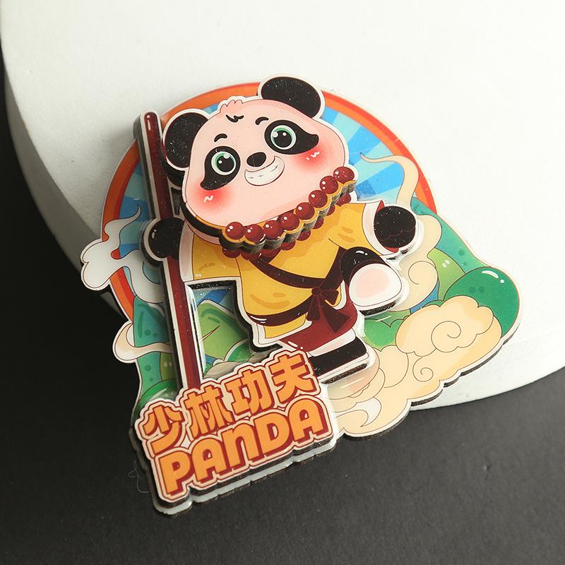 Магнит на холодильник в китайском стиле Пекинская опера Панда 3D мультяшный Магнит на холодильник Смола Магнит на холодильник для украшения кухни