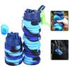Силиконовые складные бутылки для воды, складные спортивные чашки с пряжкой, портативные герметичные спортивные бутылки для путешествий на открытом воздухе