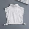 Retro Fake Collar Shirt Women Detachable Shirt Collar False Collar Blouse Women Clothes Accessories Faux Col