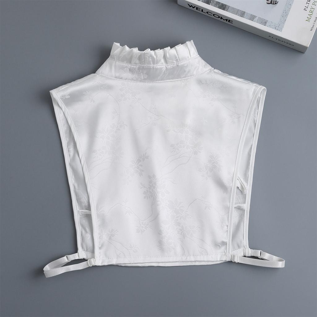 Retro Fake Collar Shirt Women Detachable Shirt Collar False Collar Blouse Women Clothes Accessories Faux Col