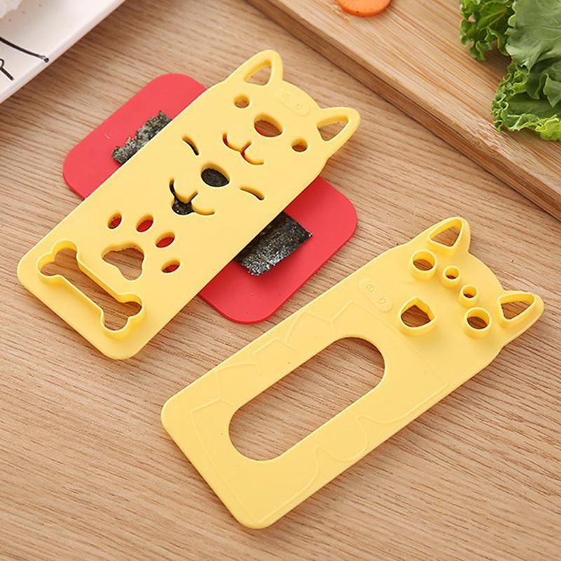 1 Набор Милый Мультяшный Формочка для Суши Кошка Собака Медведь Кролик Панда Рисовые Штампы Формы Декор для Бенто Вырезалка Формы для Онигири