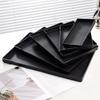 Easy To Use Black White Large Plastic Tray Plastic Rectangle Decorative Tray Multi-Purpose Bed Table Tray Kitchen