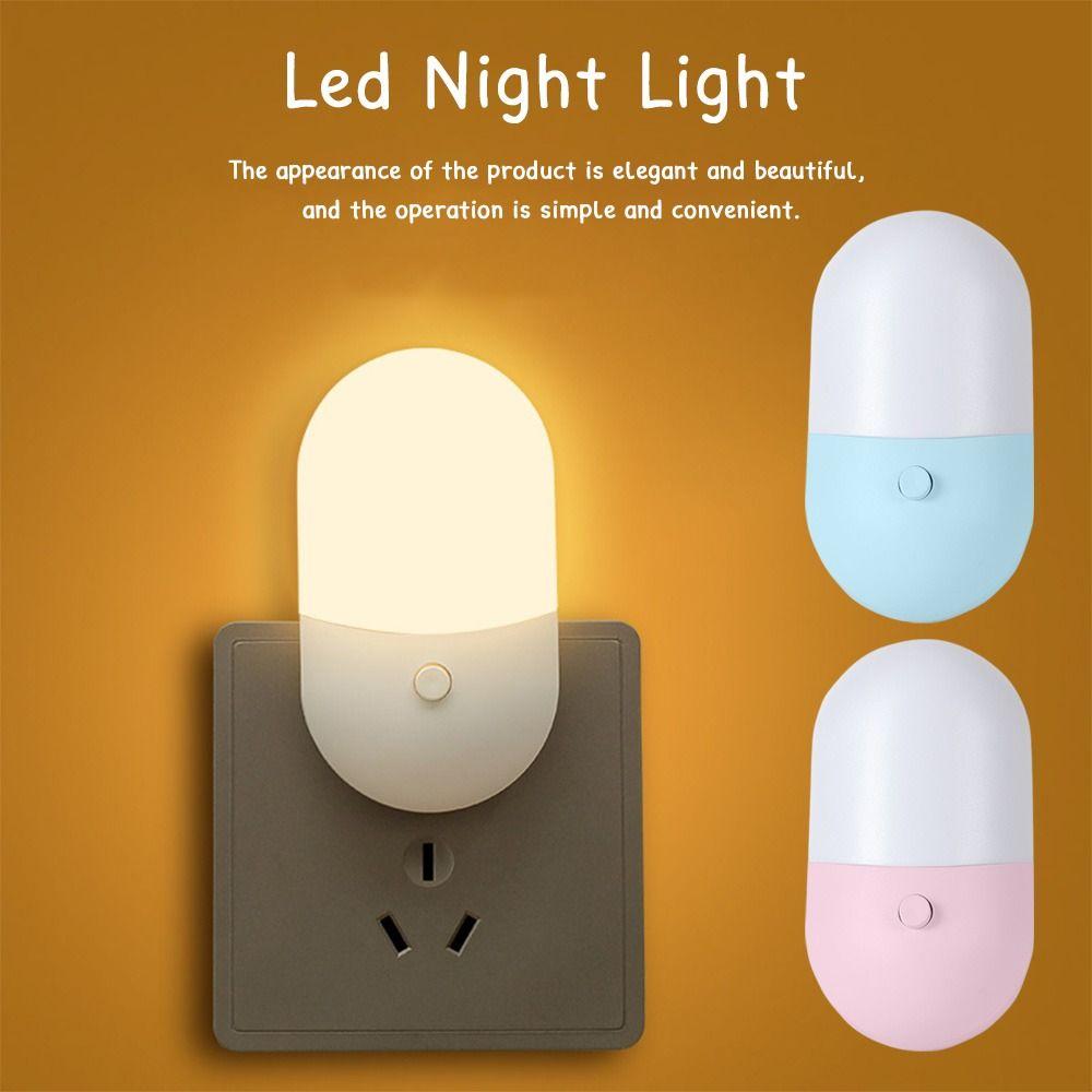 Eye Protection Bedroom Light Hallway Socket Lamp Plug In Energy Saving Led Night Light Kids Light
