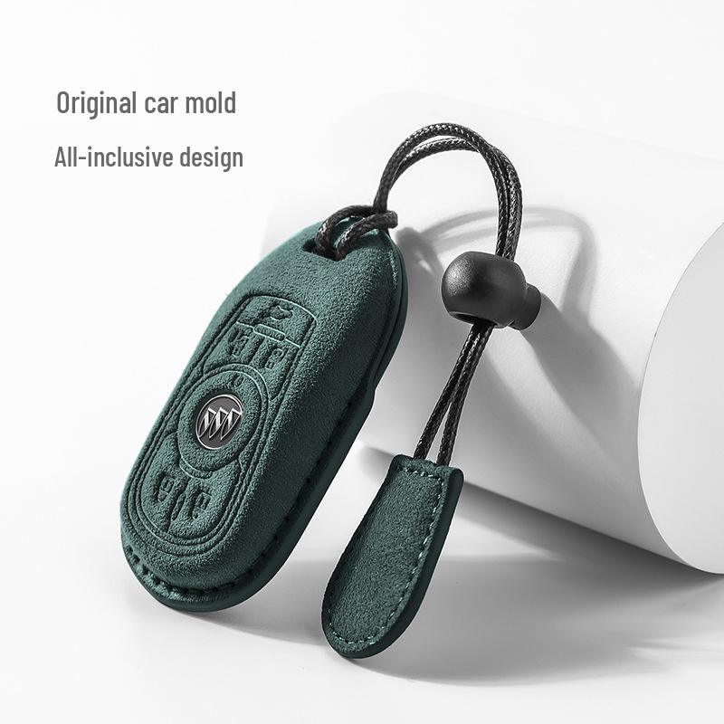 Buick Envision 2023 Suede Key Case for Men & Women - High-End Bag Shell with Buckle