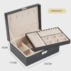 Portable Multifunctional Jewelry Storage Box for Earrings and Rings
