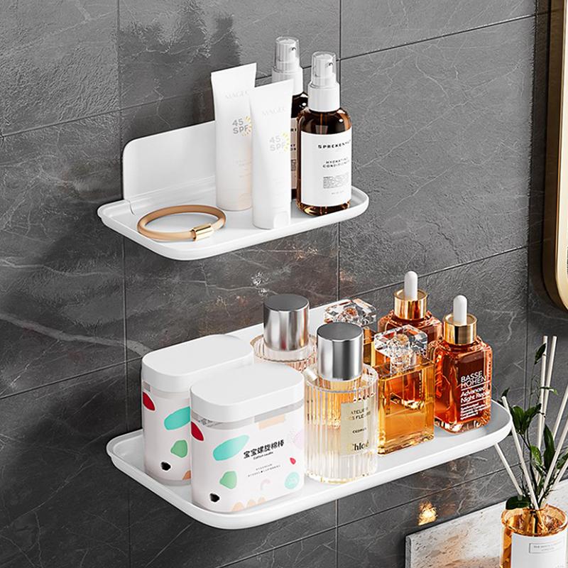 Настенная складная полка, экономящая место, складная стойка для хранения, держатель для телефона без перфорации, лоток для хранения Wi-Fi-маршрутизатора, домашний органайзер