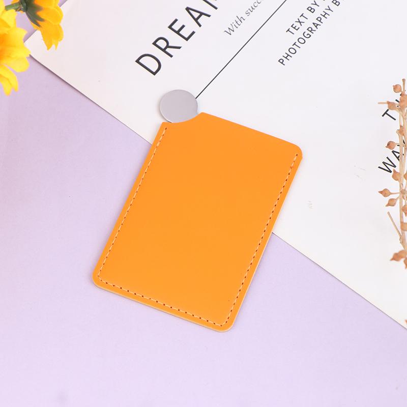 Portable Mini Stainless Steel Unbreakable Makeup Pocket Mirror Cosmetic Mirror