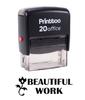 Printtoo BEAUTIFUL WORK Self Inking Rubber Stamp Office Stationary Custom