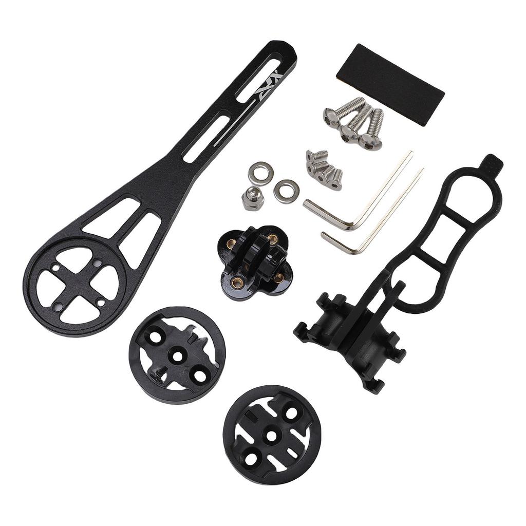Handlebar Out Front Bike Cycling Computer Mount Extended Road Bike Computer Mount Adjustable Angle Aluminum Alloy