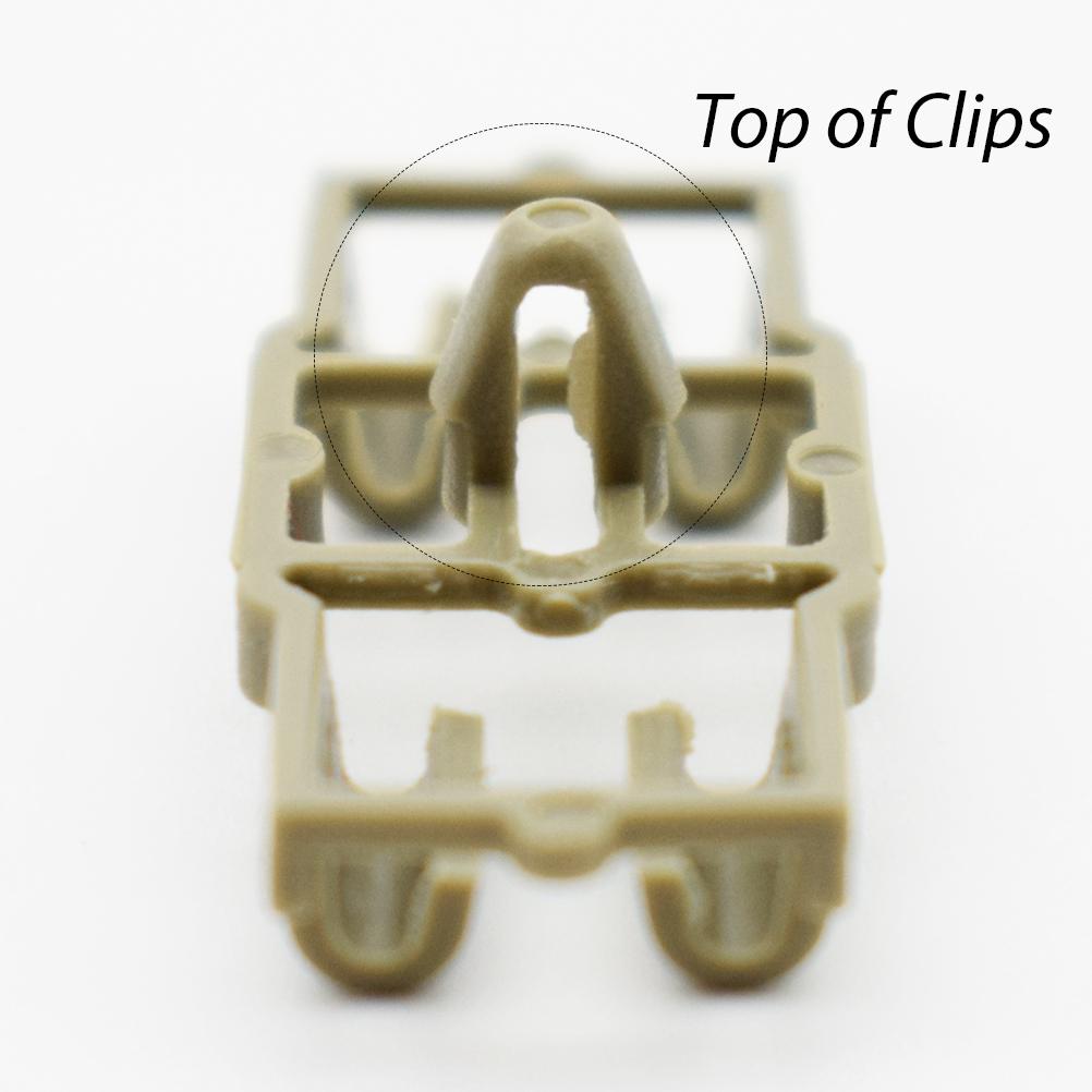 8 шт. серые уплотнители, зажимы для BMW X5 E53, зажим для уплотнения двери, передняя и задняя часть 51717006757, крепление капота двигателя, пластиковая крепежная прокладка