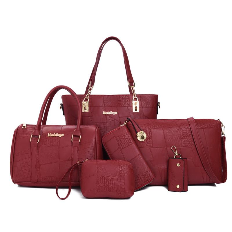 Многосекционная женская сумка новая деловая мода сумка через плечо большая вместимость женская сумка для мамы и ребенка