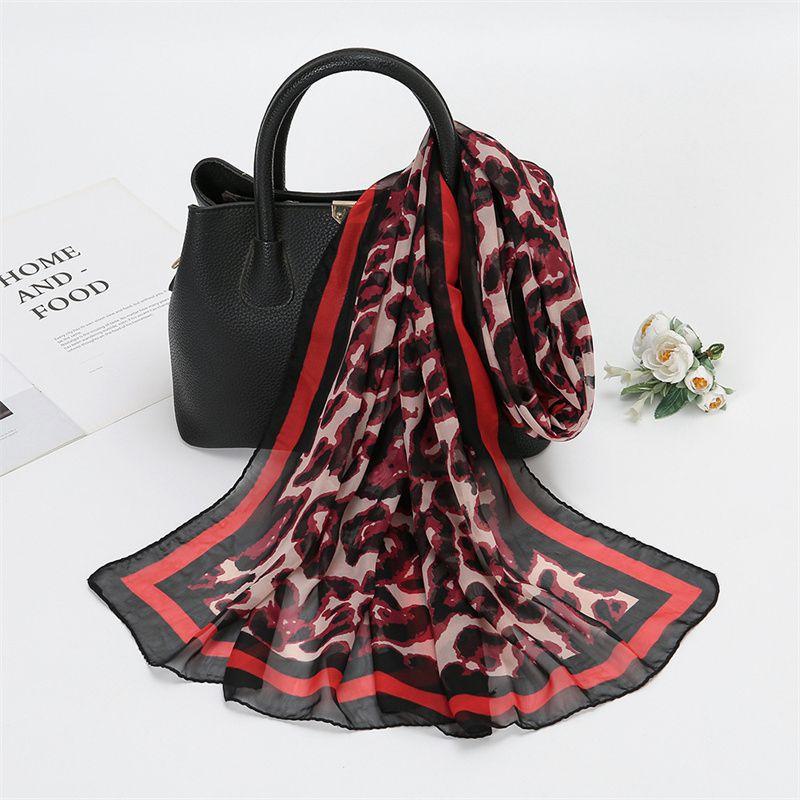 Chiffon Scarf Printing Thin Popular Scarf Sunscreen Women's Small Dots
