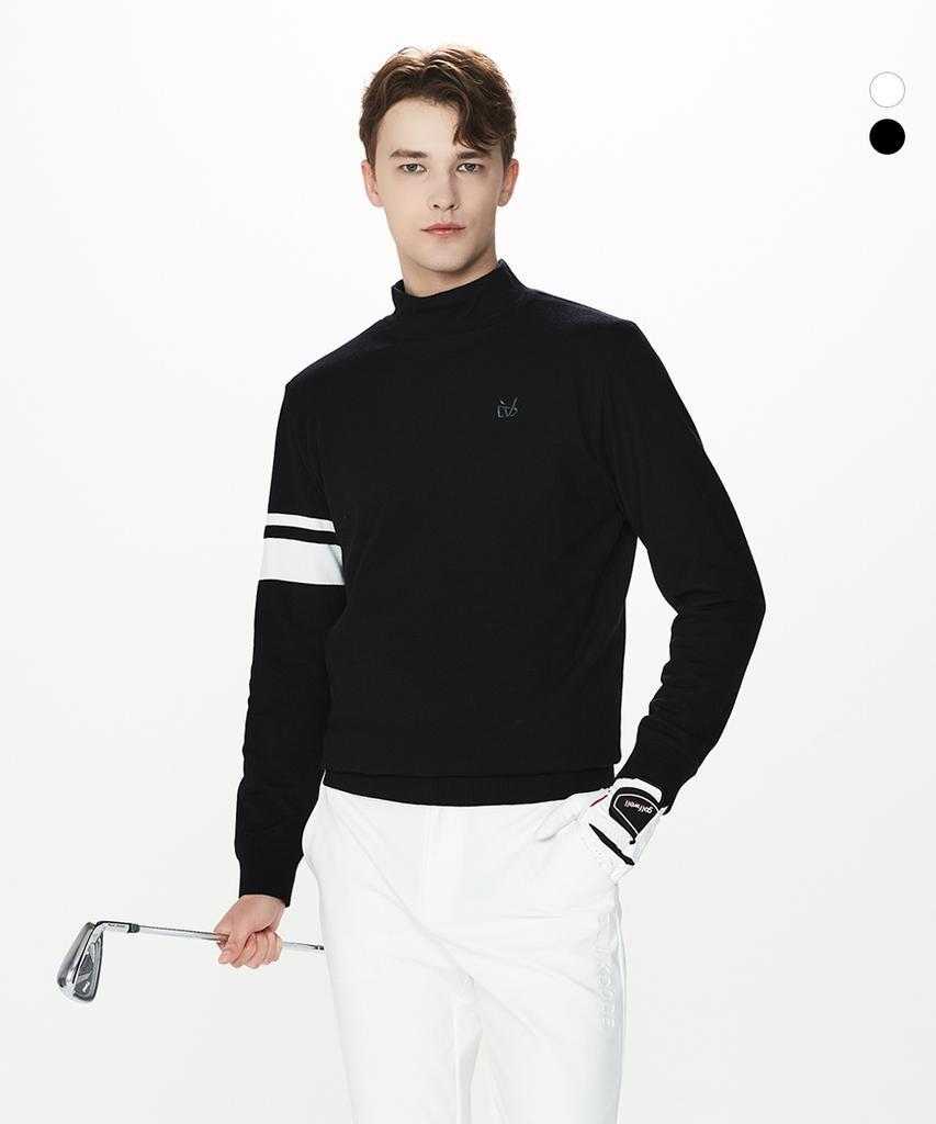 DUVIK Men'S Half-Neck Stretch Windproof Knit Sweater Df4Msw280